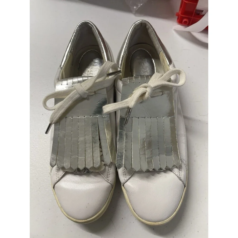 Michael Kors Keaton Kiltie Two Tone Sneakers 8.5